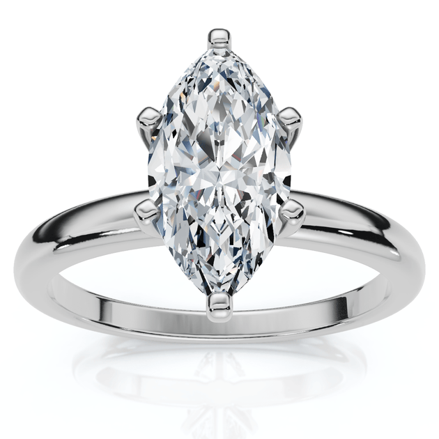 Pompeii3 1Ct Marquise Diamond Engagement Ring White Gold US 6 2