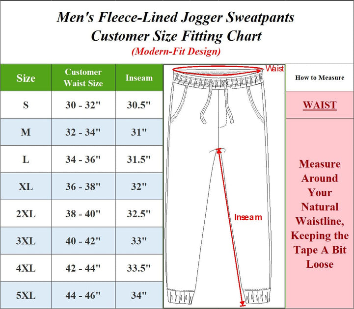 Blue Ice Men's Fleece-Lined Jogger Sweatpants Multi Large 2-Pack 8