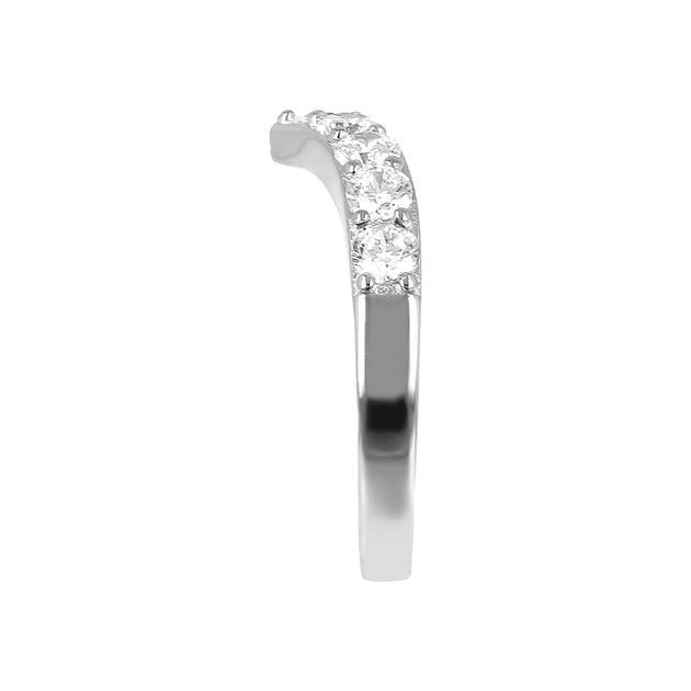 Autentica Chevron Band Ring Multi US 10 3