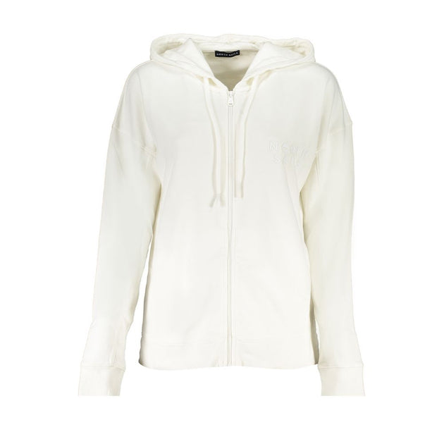 North Sails Cotton Hoodie White Small 2