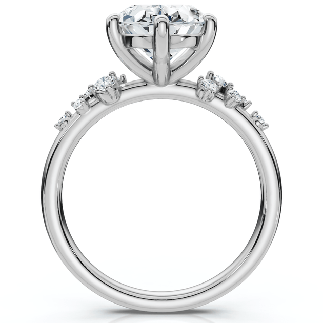 Pompeii3 Doris Diamond Engagement Ring 14k Gold US 5 6