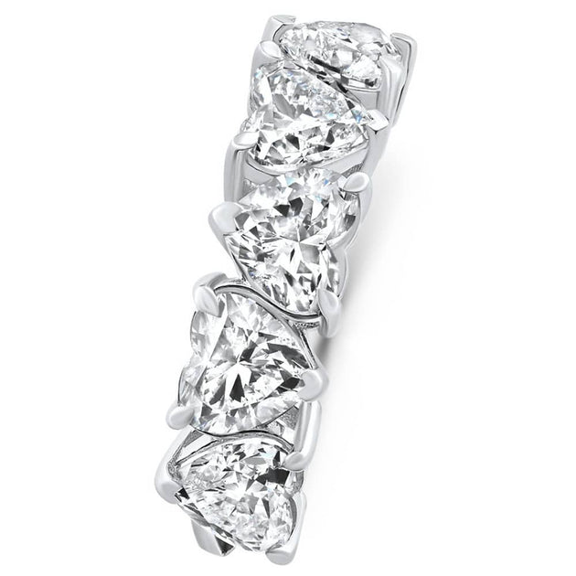 Pompeii3 Heart Shape Diamond Five Stone Ring 14k Gold US 9 6
