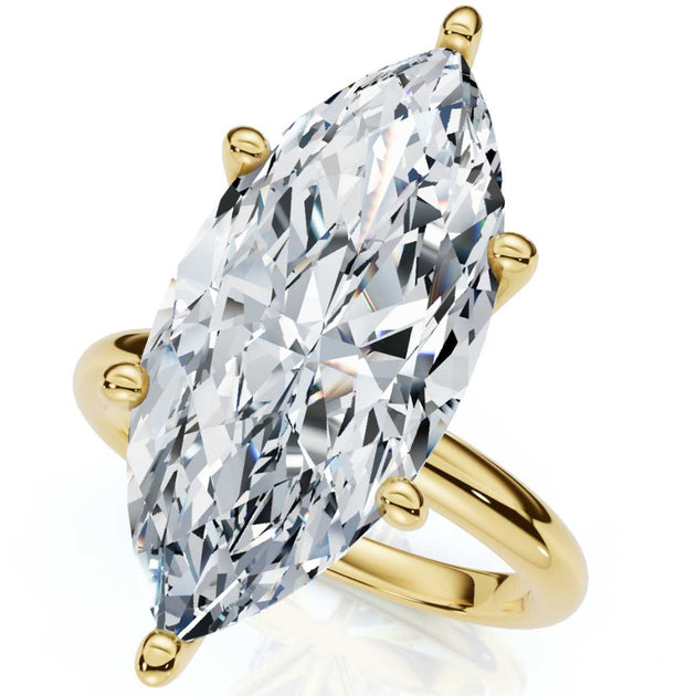 Pompeii3 6Ct Marquise Solitaire Engagement Ring US 7.5 2