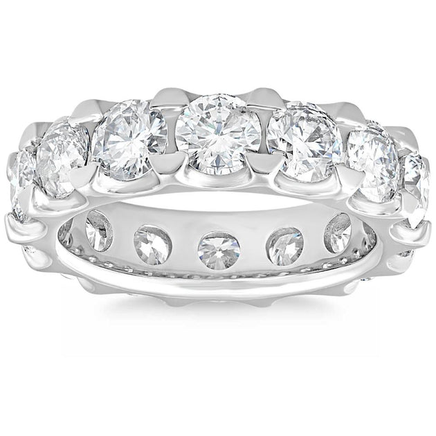 Pompeii3 Lab Grown Diamond Eternity Ring Multi US 7 4