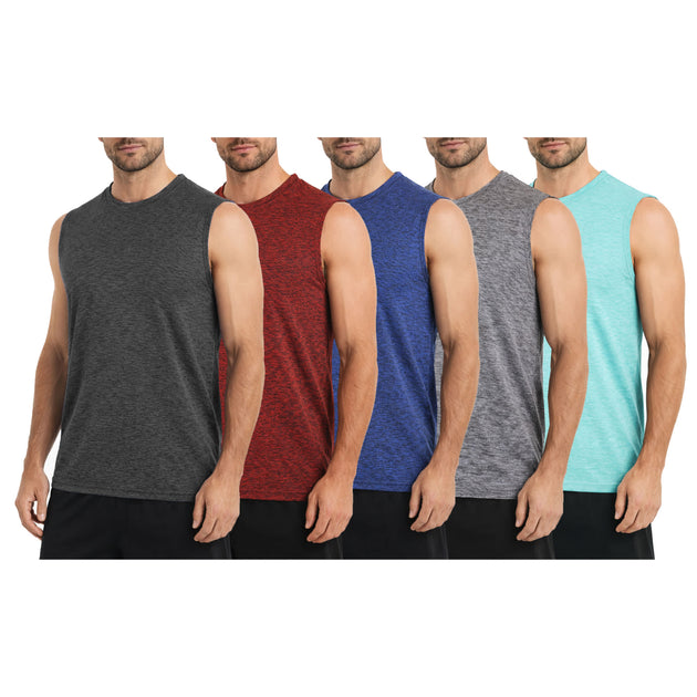Harvic Galaxy Kick Start Gear Men's Muscle Tee 3 Pack Multi Large 6