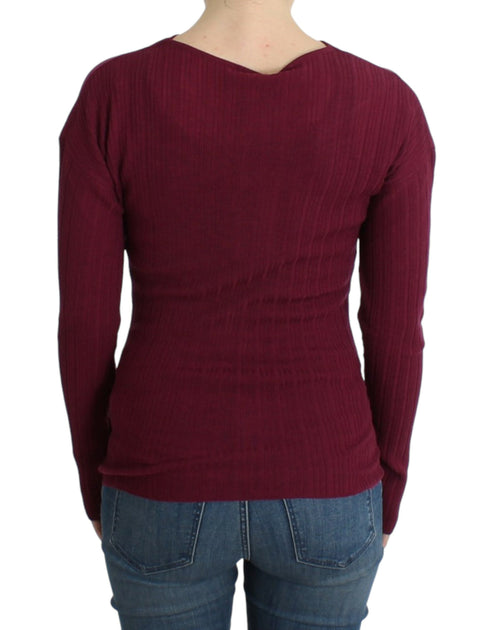 Roberto Cavalli Keyhole Sweater Purple XL 4