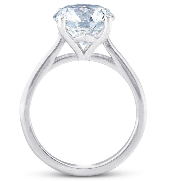 Pompeii3 Solitaire Engagement Ring White Gold US 6.5 3