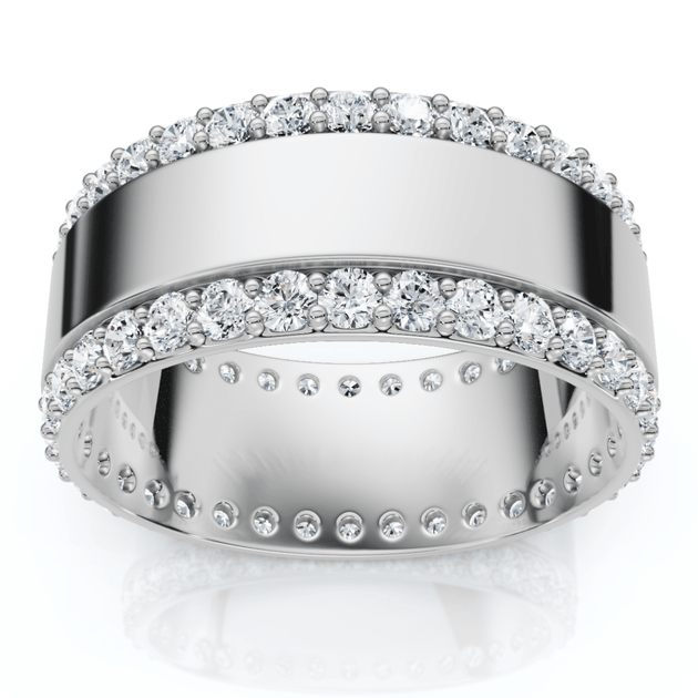 Pompeii3 Lab Grown Diamond Ring White Gold US 11 3