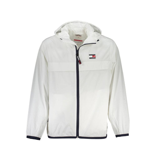 Tommy Hilfiger Nylon Waterproof Jacket White Small 3
