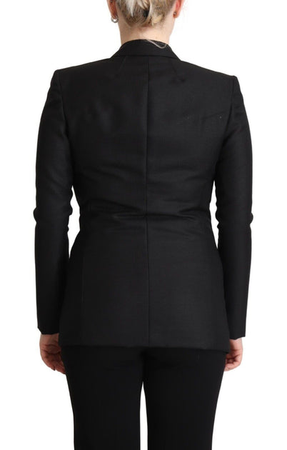 Costume National Double Breasted Blazer Black Small 4