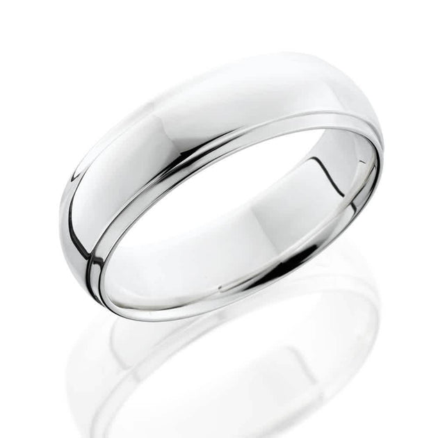 Pompeii3 Step Cut Wedding Band Platinum US 8 4