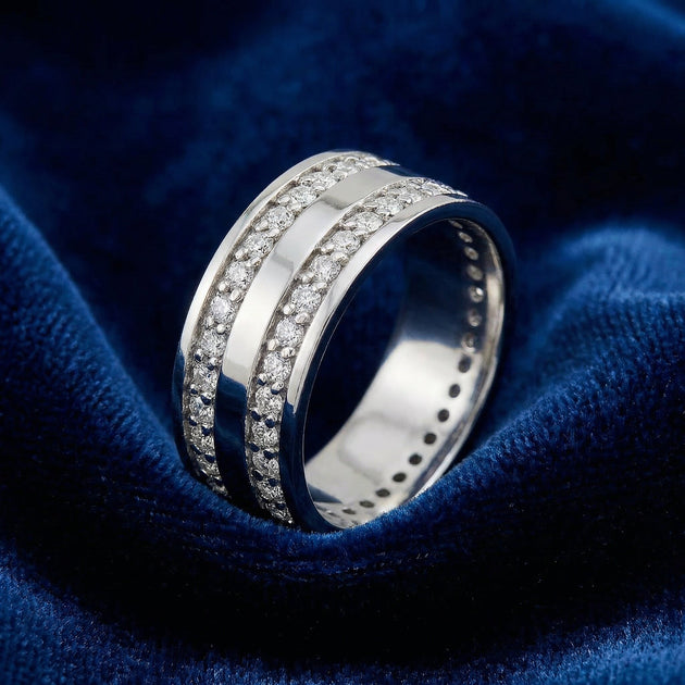 Pompeii3 Diamond Eternity Ring Multi US 4 3