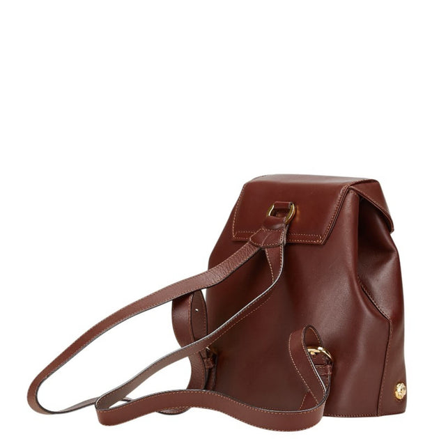 Salvatore Ferragamo Leather Backpack Brown One Size 4