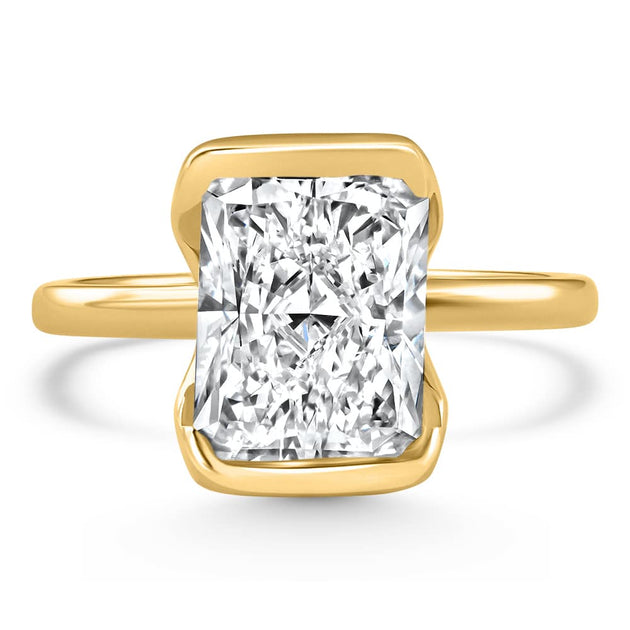 Pompeii3 Abby Diamond Engagement Ring Yellow Gold US 5.5 2