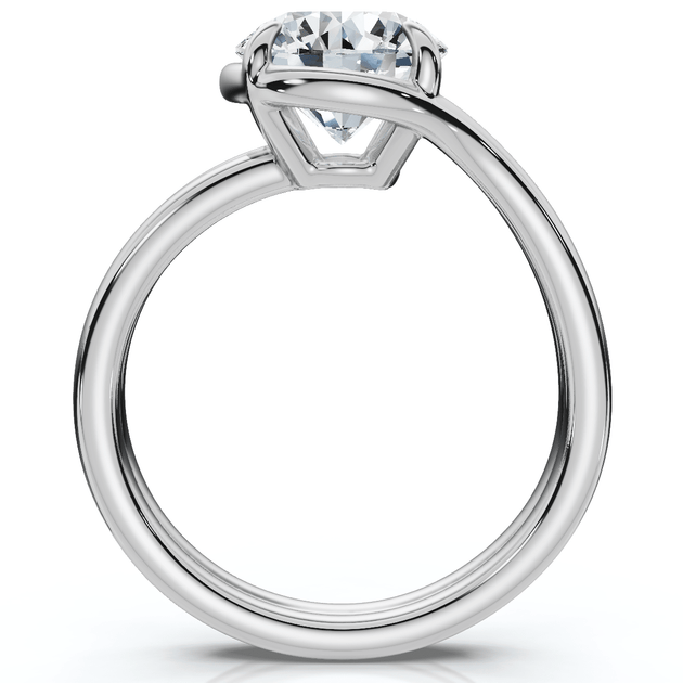 Pompeii3 Blaire Diamond Solitaire Engagement Ring Gold US 8 3