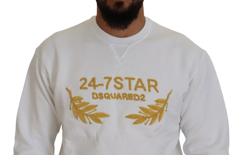Dsquared2 Crewneck Sweatshirt Weiß XXL 4