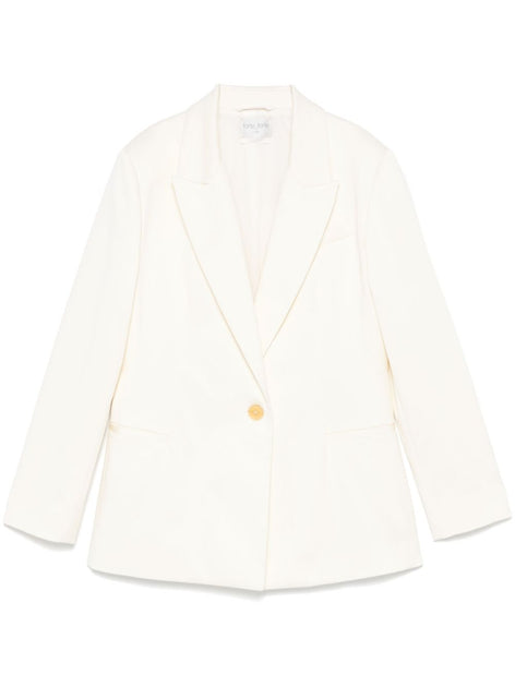 Forte Forte Cotton Blazer Light Beige XSmall 2