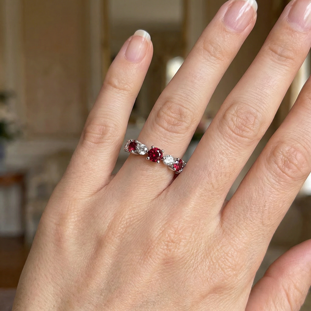 Pompeii3 Sylvia Anniversary Ring Gold US 6.5 6