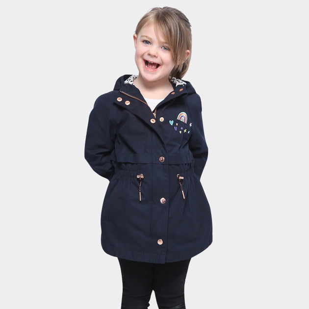 Rokka & Rolla Imperméable Léger Trench pour Filles Multi US 8 2