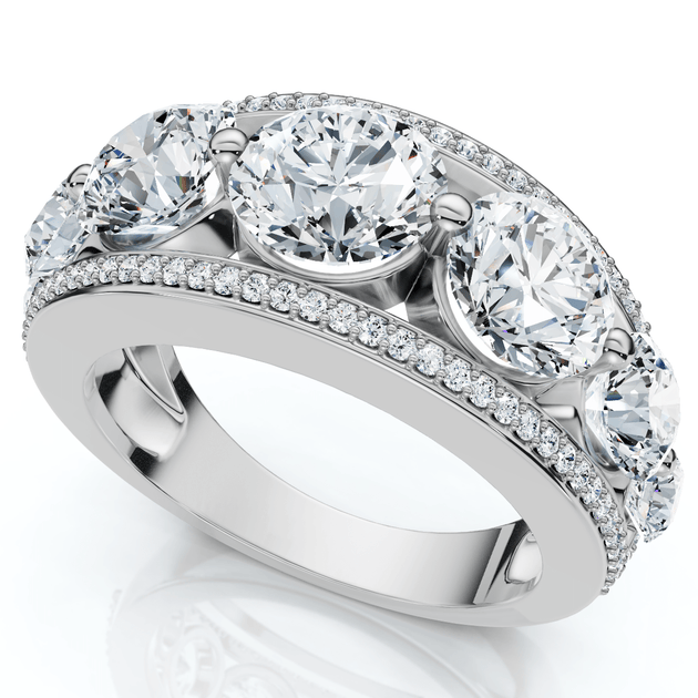 Pompeii3 Diamond Wedding Ring Multi US 8 5