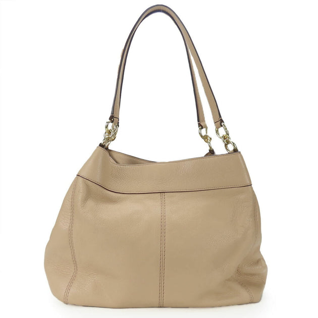 Coach Ledertasche Tote Pink Beige Klein 5