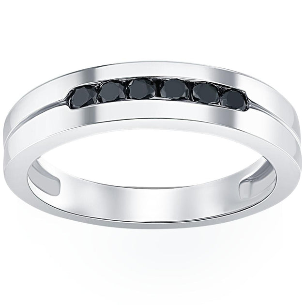 Pompeii3 Diamond Wedding Ring Black US 7.5 2