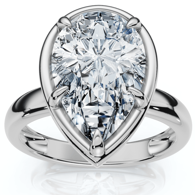 Pompeii3 Alissa Engagement Ring 14k Gold US 6.5 2