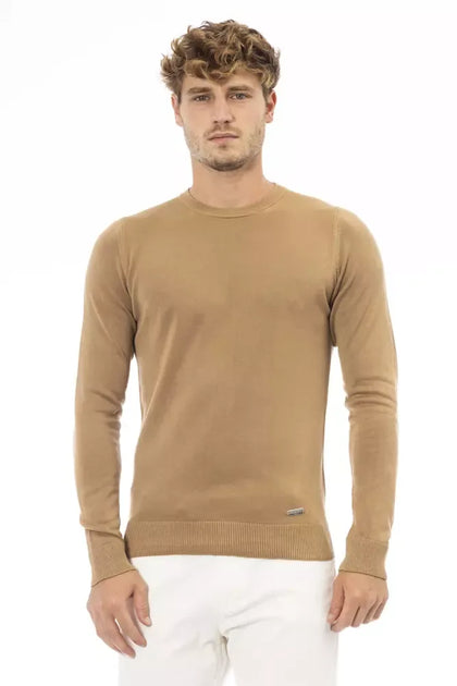 Baldinini Trend Modal V-Neck Sweater Beige XLarge 3