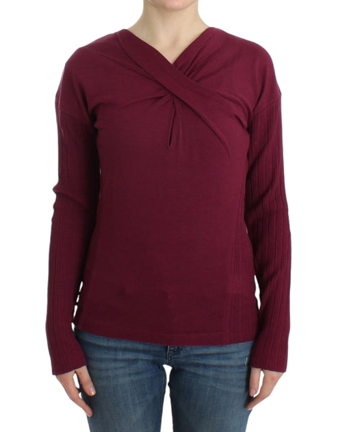 Roberto Cavalli Keyhole Sweater Purple XL 2