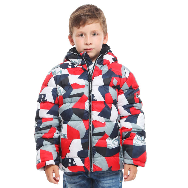 Rokka & Rolla Jungen Heavy Winter Puffer Coat Schwarz US 6 2