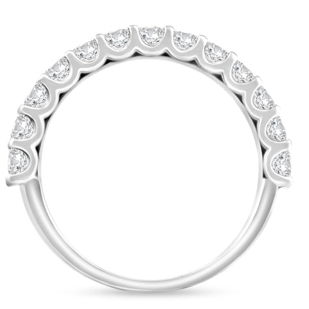 Pompeii3 Round Cut Diamond U Prong Wedding Ring 14k Gold US 8.5 4