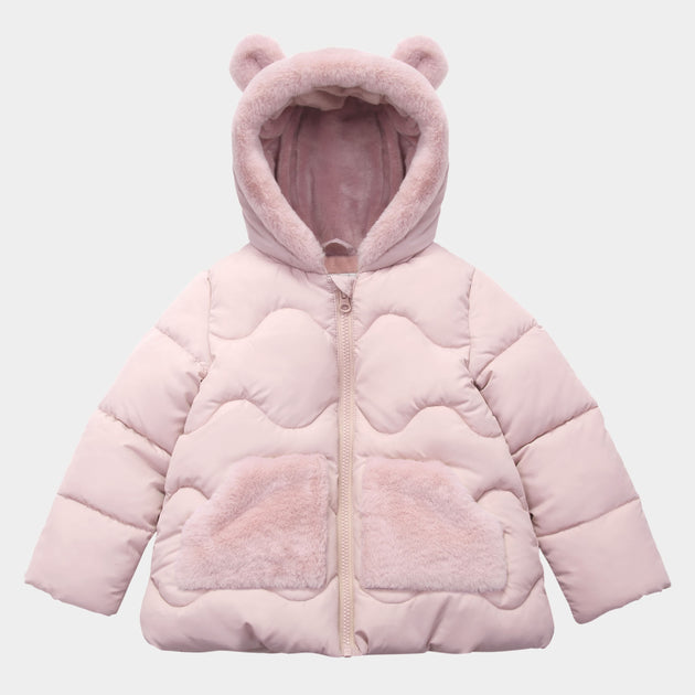 Rokka & Rolla Puffer Coat Pink 6-9 Months 2