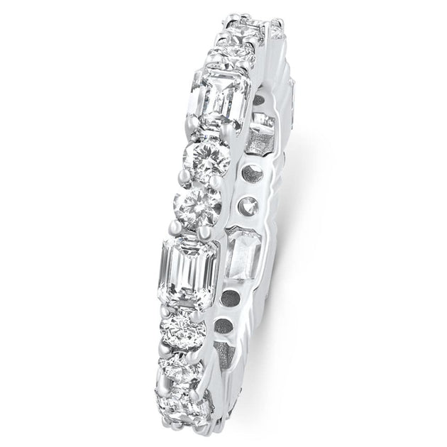 Pompeii3 Eternity Wedding Ring 14k Gold US 8.5 5