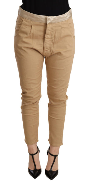 CYCLE Mid Waist Skinny Hose Beige 26 2