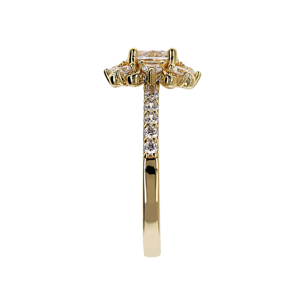 Autentica Center Design Ring Gold US 5 3