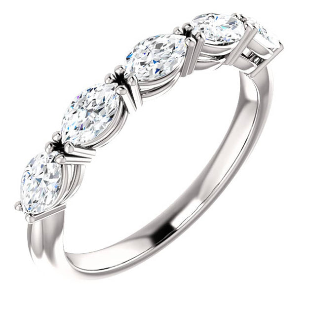 Pompeii3 Moissanite Wedding Ring Multi US 9 5