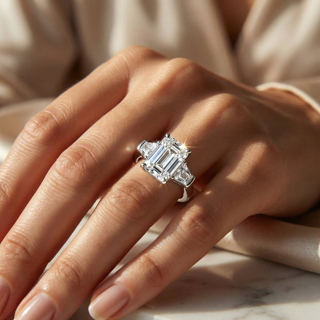 Pompeii3 Randi Engagement Ring 4ct US 5-6 6