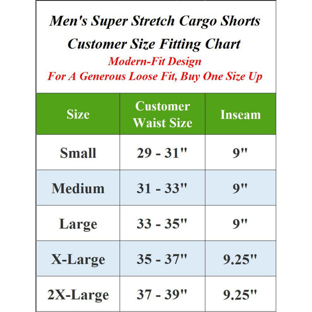 Galaxy By Harvic Men's Slim Fit Stretch Cargo Jogger Shorts Multi 5-Pack XXLarge 5