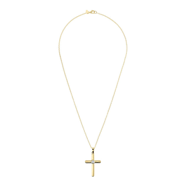 Autentica Cross Pendant Chain Necklace Multi 3