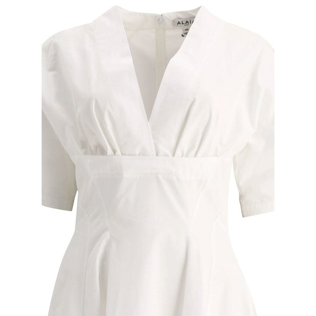 Alaïa Casual Dress White EU 40 4