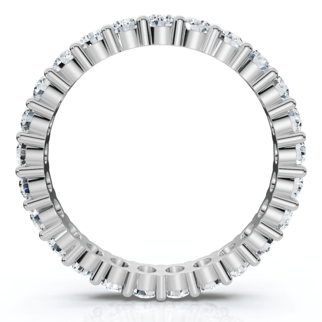 Pompeii3 1ct Diamond Eternity Ring White Gold US 6.5 3