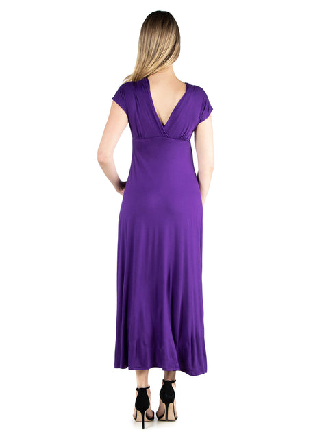 24seven Comfort Apparel Umstands-Maxikleid 4
