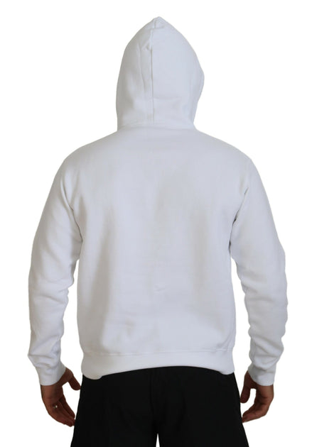 Sweat à Capuche Imprimé Dsquared2 Blanc Medium 5