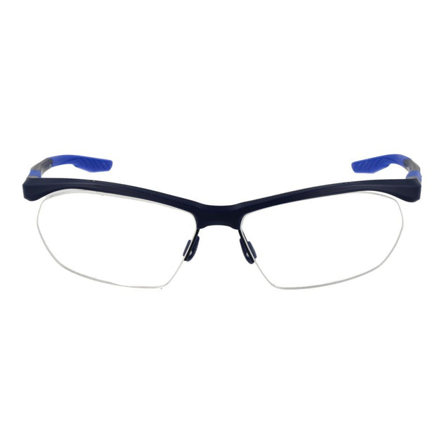 Nike Stainless Steel Half-Rim Glasses Blue 3
