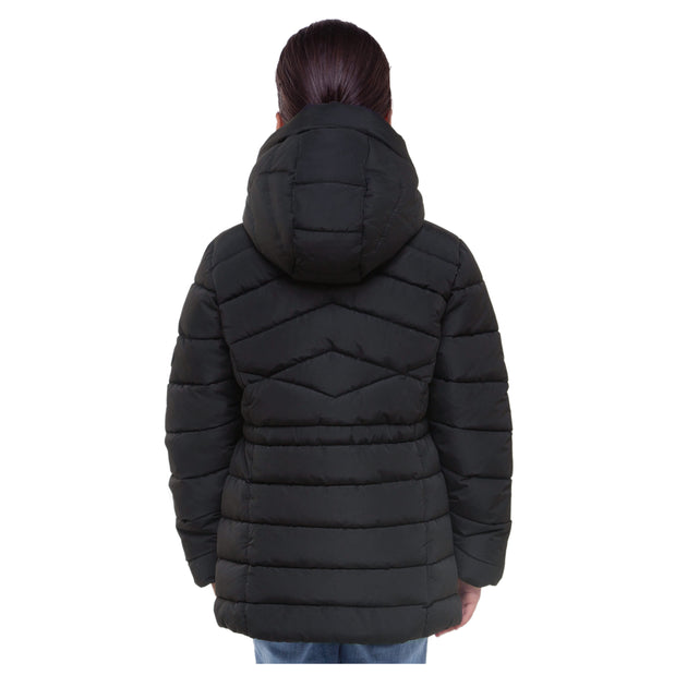 Rokka & Rolla Girls Long Coat Puffer Jacket Multi US 10-12 3