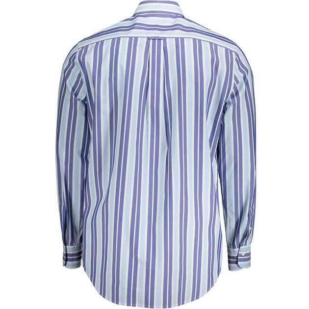 Gant Cotton Men Shirt Blue Small 6
