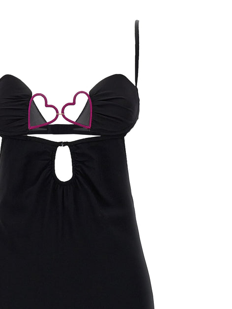 Nensi Dojaka Heart Bra Long Dress 4