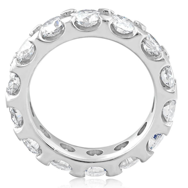 Pompeii3 Lab Grown Diamond Eternity Ring Multi US 7 5
