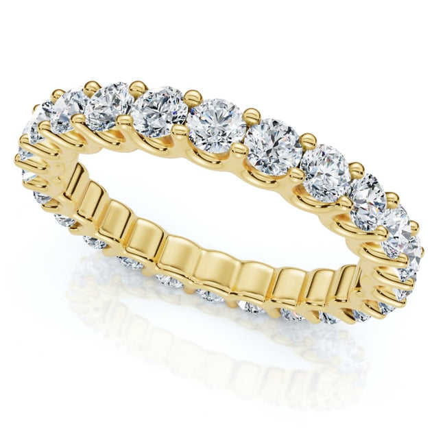 Pompeii3 1.5Ct Diamond Eternity Ring 14k Gold 2
