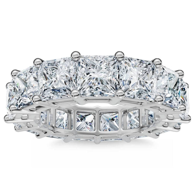 Pompeii3 Princess Cut Diamond Eternity Ring 14k Gold US 7 4